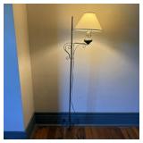 Wrought Iron Adjustable Bridge Floor Lamp with Scr