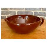 American Studio Pottery Red Glazed Earthenware Bat