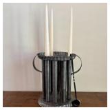 19th-Century American Tinned Sheet Iron Twelve-Tub