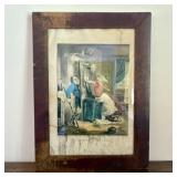 Currier and Ives Hand-Colored Lithograph, Victory