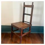 Antique Mission Style Oak Metamorphic Library Chai