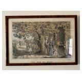 Currier & Ives, The Day of Rest, Framed Lithograph