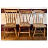 Three 19th-Century American Country Assembled Wood