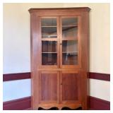 19th Century American Country Cherry Two Piece Cor