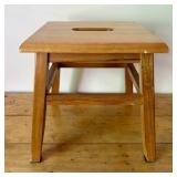 Mid-Century Modern Style Wood Utility Stool