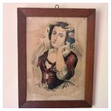 Currier & Ives Hand-Colored Lithograph, 'Summer'