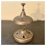 Vintage Style Brass Hotel Desk Service Bell with S