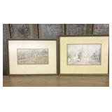 Paul Sawyier (1865-1917), A Pair of Framed Offset