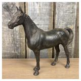 Antique Cast Iron Standing Horse Doorstop in the S