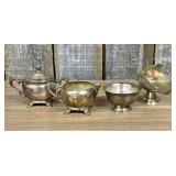 A Group of Silver-Plated Table Service Accessories