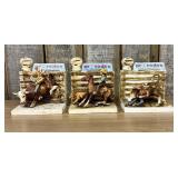 A Trio of PRCA Commemorative Rodeo Event Figural C