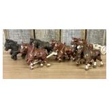 A Collection of Cast Iron Horse-Drawn Wagon Parts