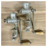 A Pair of Universal No. 1 and No. 2 Manual Cast Me