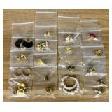 A Collection of Assorted Gold-Tone and Silver-Tone