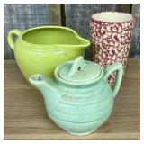 A Trio of American Ceramics Including Homer Laughl