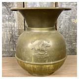 Vintage Brass Pony Express Chewing Tobacco Adverti