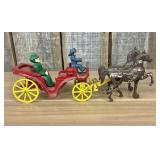 Horse-Drawn Carriage Toy Attributed to Stanley Toy