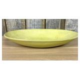 Mid-Century Modern Wooden Oval Console Bowl 11"X20