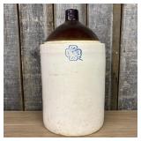 Five Gallon Buckeye Pottery Blue Ribbon Cloverleaf