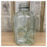 Vintage Molded Glass Camp Minnow Trap, Checotah, O