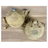 Two Vintage Boy Scouts of America Aluminum Canteen