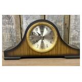 Linden Electronic Chime Wood Mantel Clock 5"X17"X9