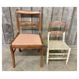 An Empire Style Side Chair and a Primitive Child