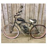 Motorized Huffy Cruiser Bicycle with 2-Stroke Engi