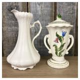 Two American Art Pottery Style Ceramic Vessels Inc
