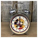 Two Items: A Disney Mickey Mouse Twin-Bell Alarm C