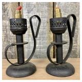 A Pair of Mason Candlelight Company Industrial Cas