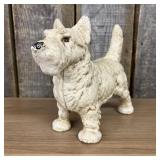 Vintage Cast Iron Scottish Terrier Dog Doorstop 4"