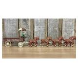 Horse-Drawn Fresh Fruits and Vegetables Delivery W