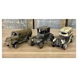 Three Vintage Toy Vehicles Including Lifesavers Ta