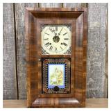 Antique Waterbury Clock Co. Ogee Weight-Driven She