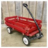Vintage Stake-Side Toy Wagon, attributed to Berlin