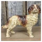 American Cast Iron Standing Spaniel Figurine 3"X9"