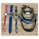 A Collection of Vivani, New Balance, and Fitbit Wr