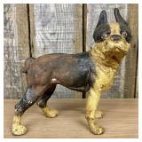Cast Iron Boston Terrier Doorstop Attributed to Hu