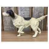 Cast Iron English Setter Dog Doorstop 4"X16"X9"