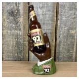 Vintage Oertels 92 Beer Advertising Countertop Bot