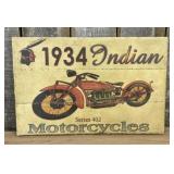1934 Indian Series 402 Motorcycle Decorative Wall