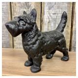 Vintage Cast Iron Scottish Terrier Doorstop Attrib