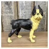 Vintage Cast Iron Boston Terrier Still Bank 5"X10"