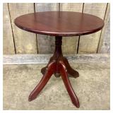 Colonial Revival Mahogany Finish Tripod Pedestal S