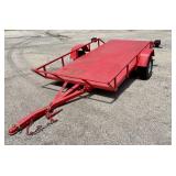 Single-Axle Tilt-Deck Utility Trailer (66"W 16