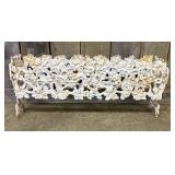 Victorian Style Cast Iron Grape and Leaf Motif Gar