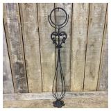 Traditional Wrought Iron Style Floor Standing Deco
