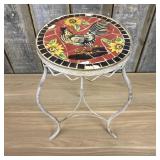 Contemporary Country Style Rooster Mosaic Top Meta