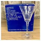 A Set of Towle Reflection Pattern Lead Crystal Ste